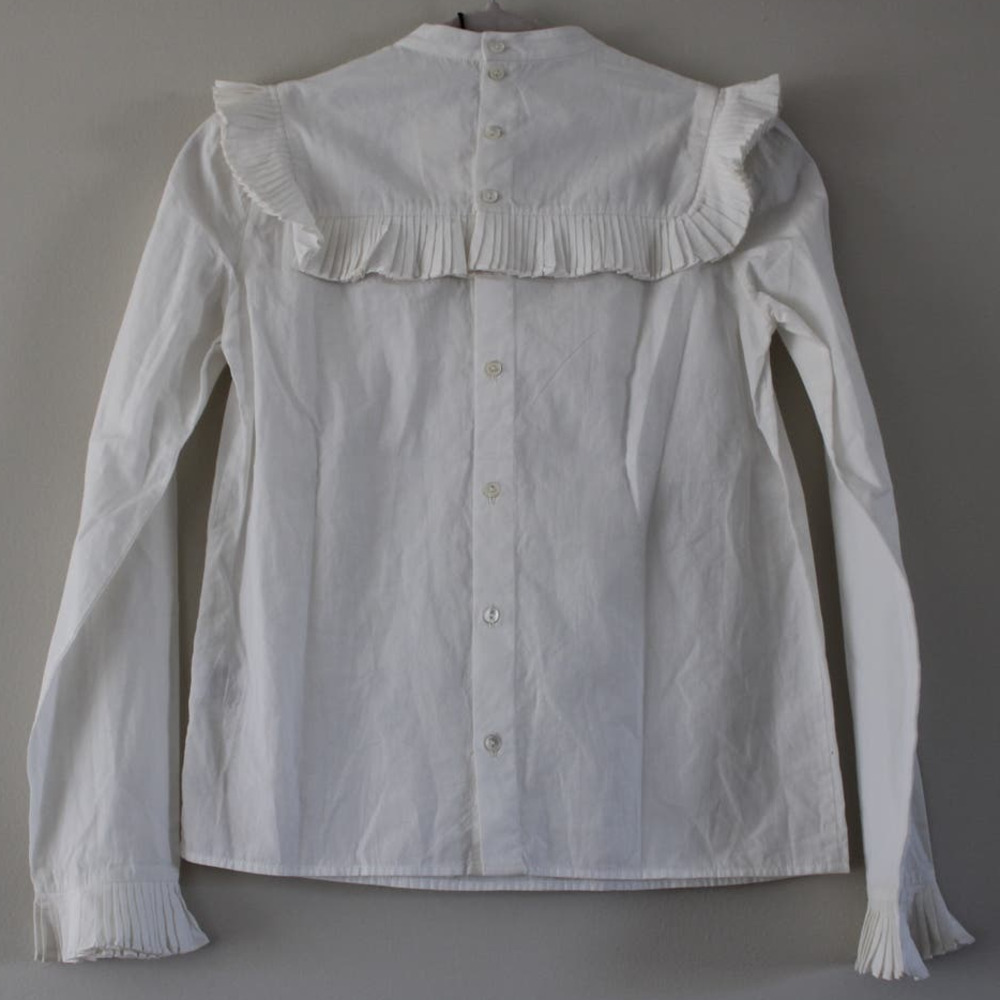 Bonpoint White Ruffled Blouse - Picture 7 of 13